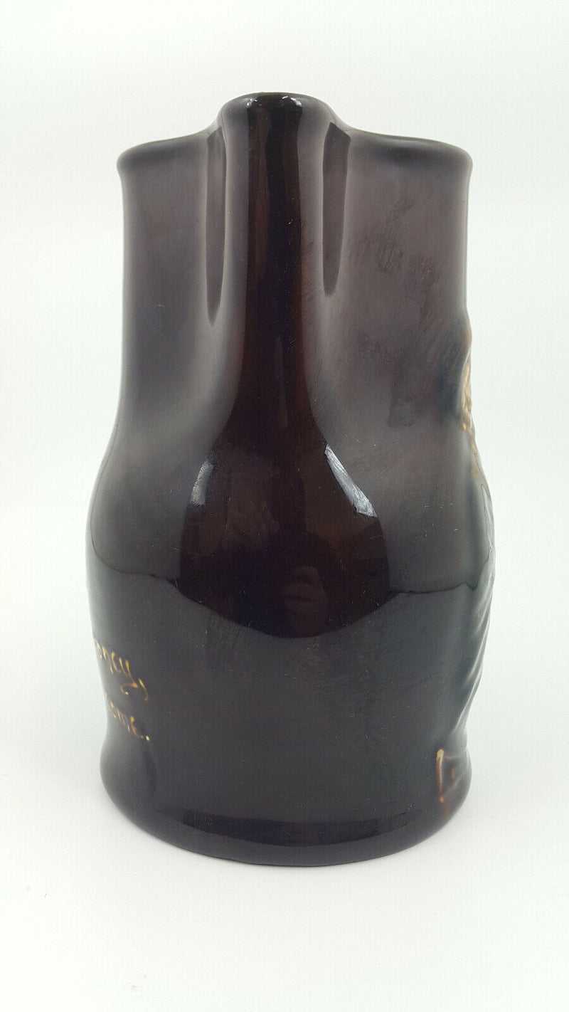 Royal Doulton Kingsware Jug 1920 Motto - Cracked/Restored