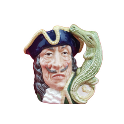 Royal Doulton Character Jug Small - Captain Hook D6601