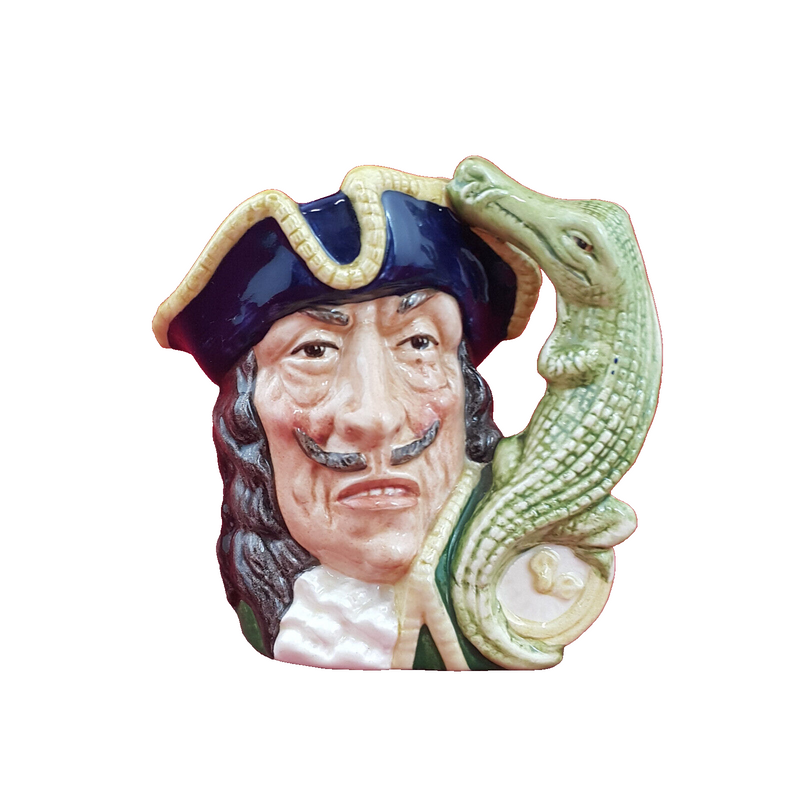 Royal Doulton Character Jug Small - Captain Hook D6601