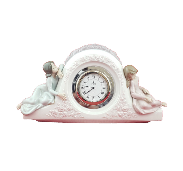 Lladro Two Sisters Clock 5776