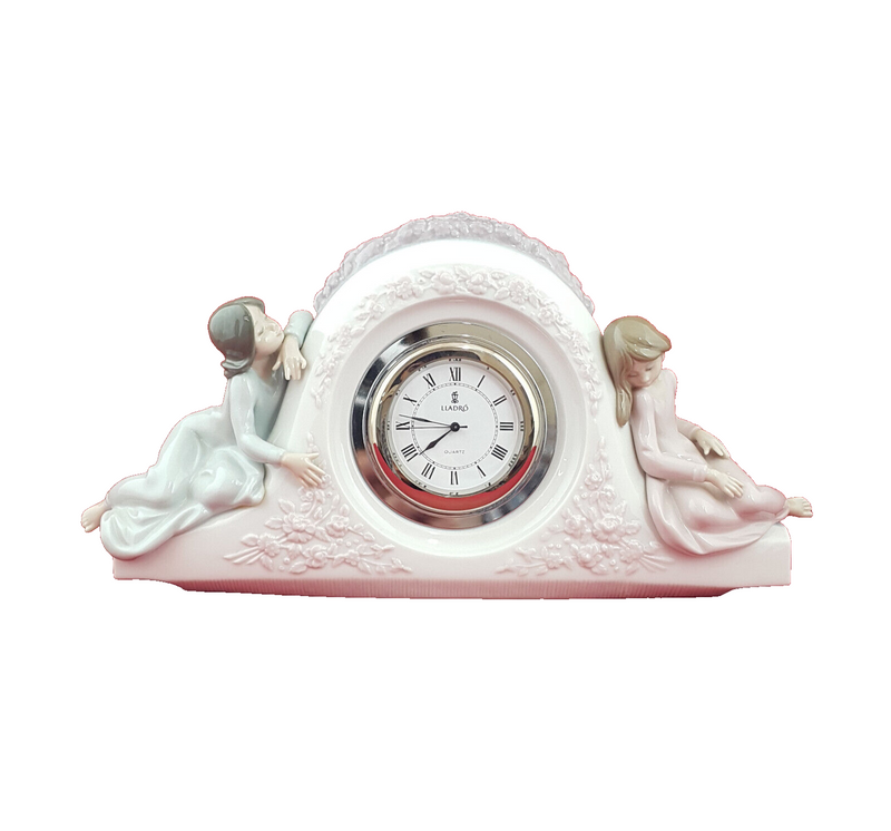 Lladro Two Sisters Clock 5776