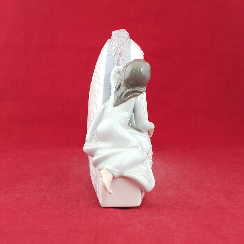 Lladro Two Sisters Clock 5776