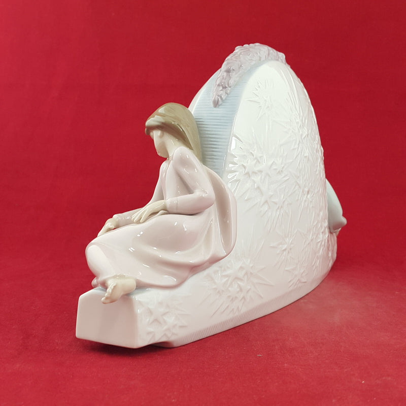 Lladro Two Sisters Clock 5776