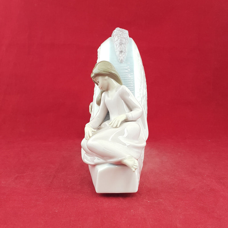 Lladro Two Sisters Clock 5776