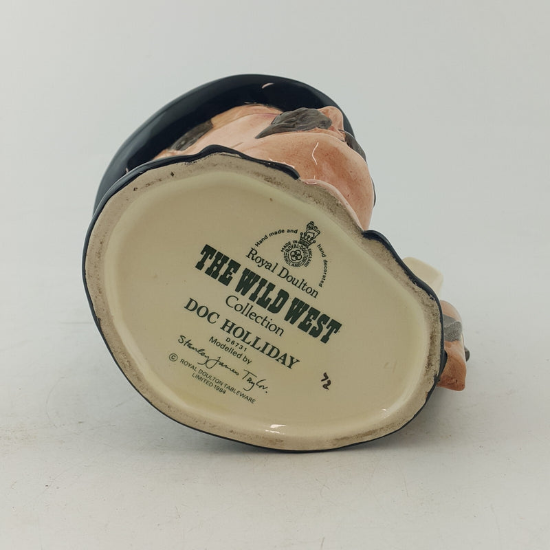 Royal Doulton Character Jug Odd Size - Doc Holliday D6731 – RD 2414