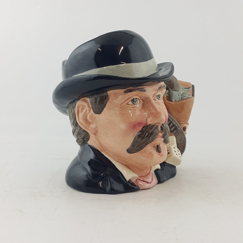 Royal Doulton Character Jug Odd Size - Doc Holliday D6731 – RD 2414
