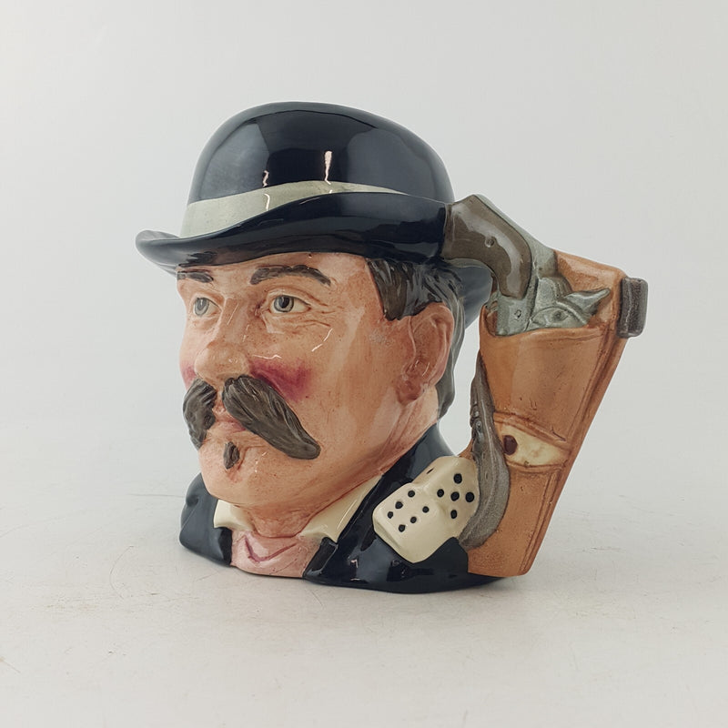 Royal Doulton Character Jug Odd Size - Doc Holliday D6731 – RD 2414