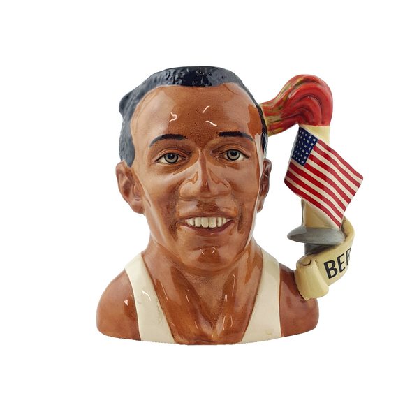 Royal Doulton Character Jug Large - Jesse Owens D7019 – RD 2401