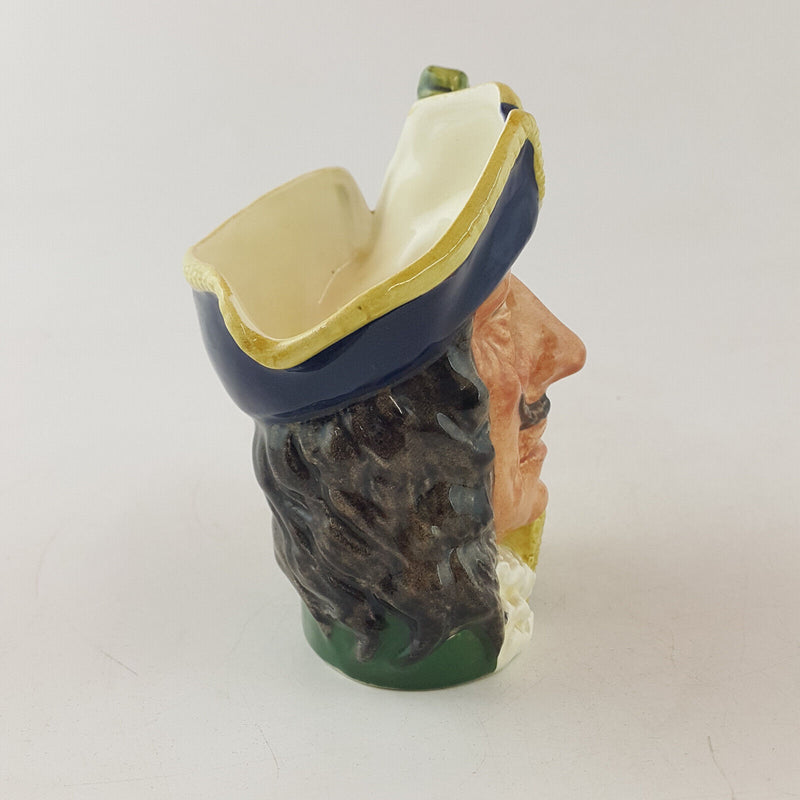 Royal Doulton Character Jug Small - Capt Hook Old D6601 – RD 1904