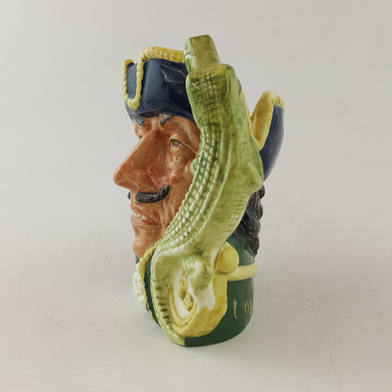 Royal Doulton Character Jug Small - Capt Hook Old D6601 – RD 1904