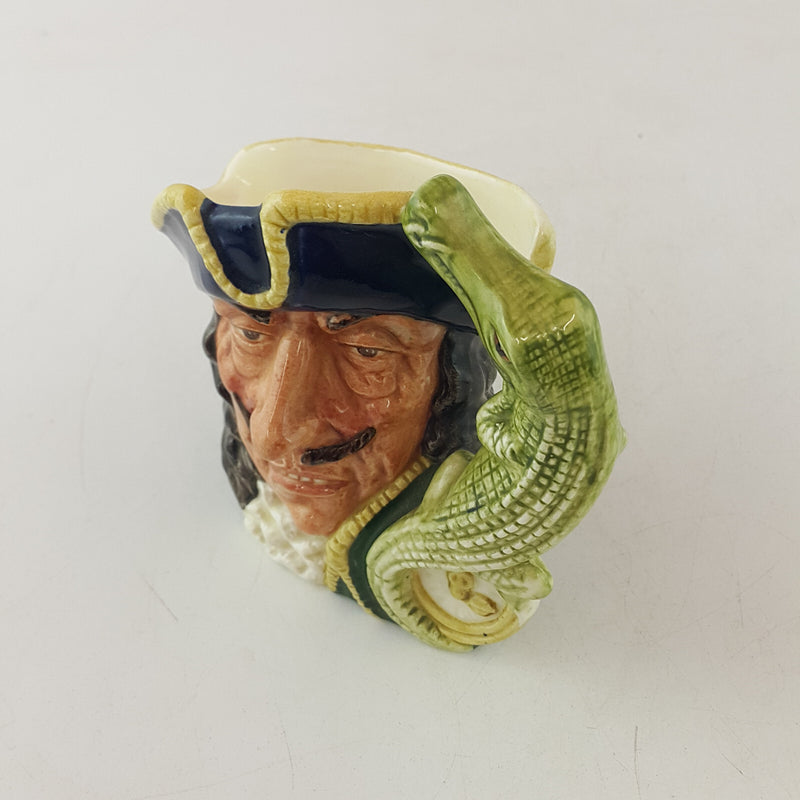 Royal Doulton Character Jug Small - Capt Hook Old D6601 – RD 1904