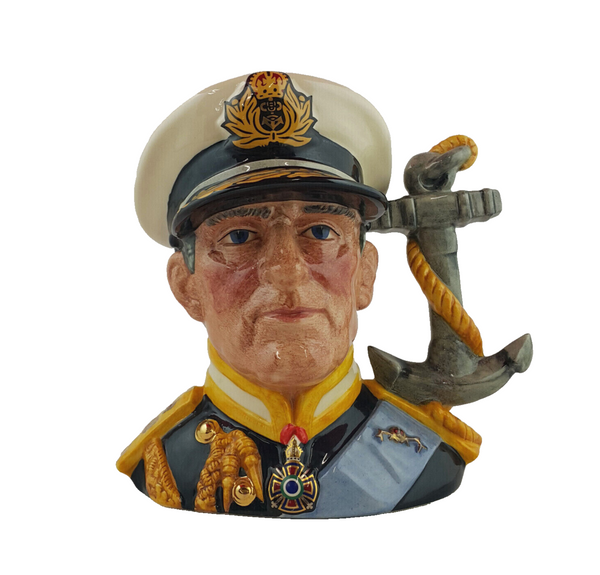 Royal Doulton Character Jug Large - Earl Mountbatten D6944 – RD 1265