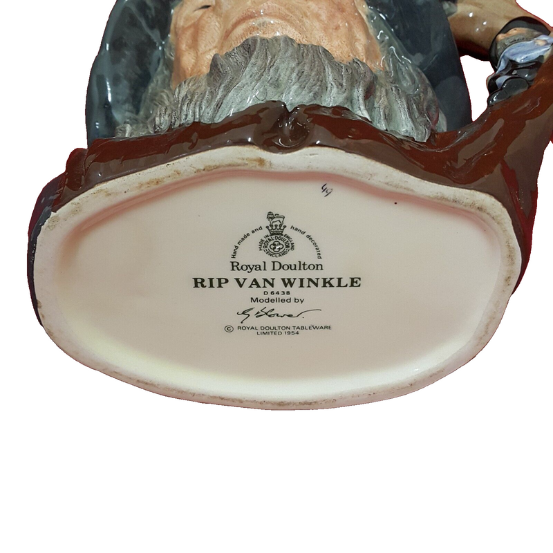 Royal Doulton Character Jug Large - Rip Van Winkle D6438 – 8103 RD