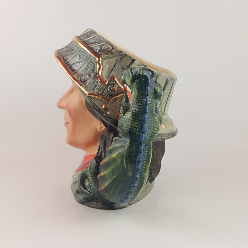 Royal Doulton Large Character Jug D7129 St George - 7502 RD
