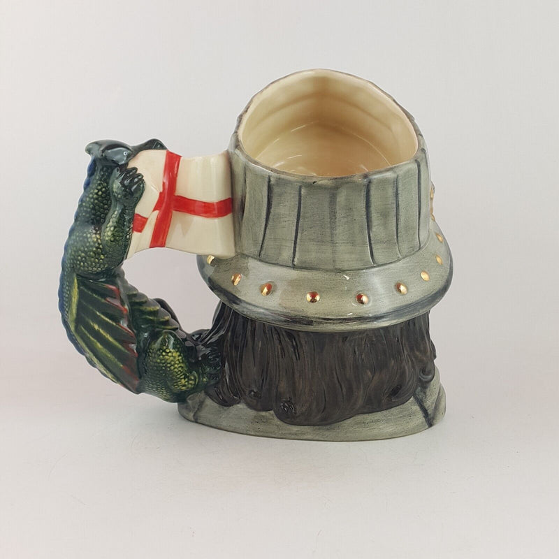 Royal Doulton Large Character Jug D7129 St George - 7502 RD