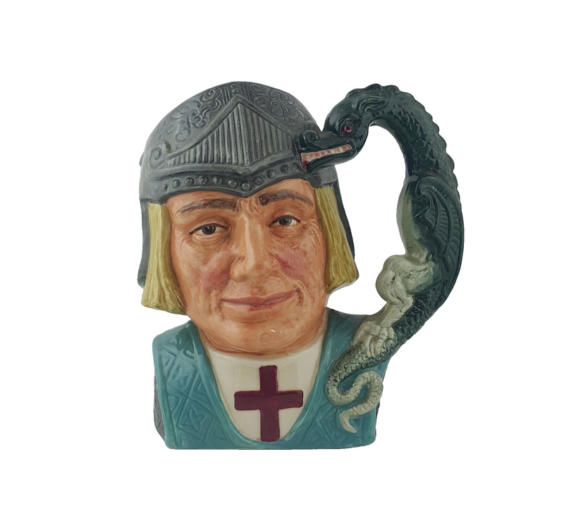 Royal Doulton Large Character Jug D6618 St George - RD 7652
