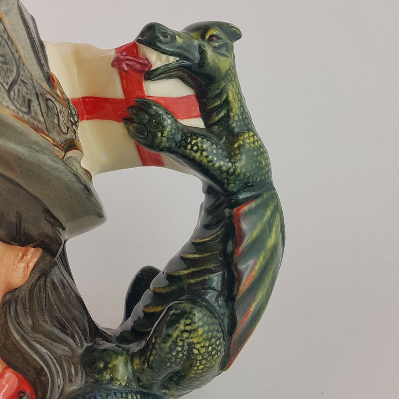 Royal Doulton Large Character Jug D7129 St George - 7502 RD
