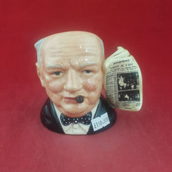 Royal Doulton Character Jug D6934 Winston Churchill - RD