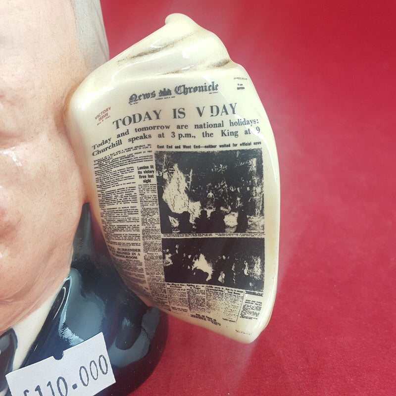 Royal Doulton Character Jug D6934 Winston Churchill - RD
