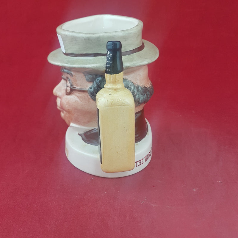 Royal Doulton Advertising Character Jug Mr Pickwick Beam Whiskey - RD
