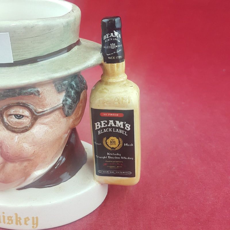 Royal Doulton Advertising Character Jug Mr Pickwick Beam Whiskey - RD