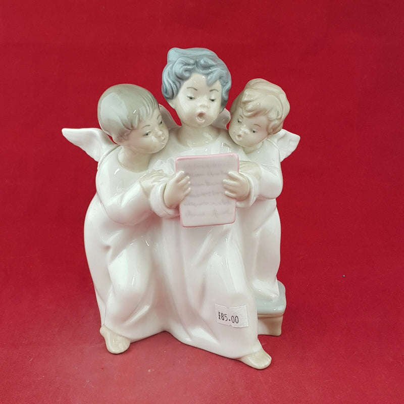 Lladro Figurine 4542 Angel Trio Choir - L/N