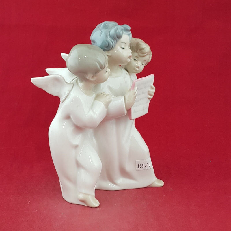 Lladro Figurine 4542 Angel Trio Choir - L/N