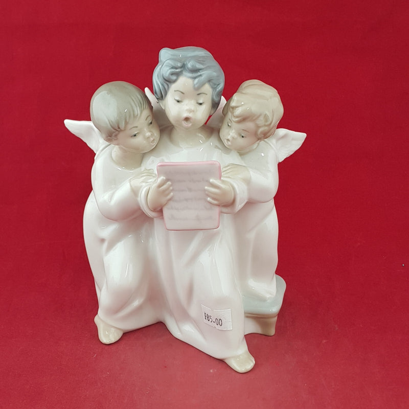 Lladro Figurine 4542 Angel Trio Choir - L/N