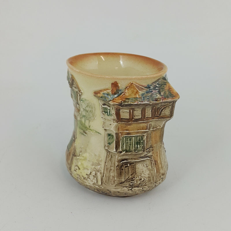 Royal Doulton Dickens Ware Series Small Relief Vase - Sam Weller -  RD 5852