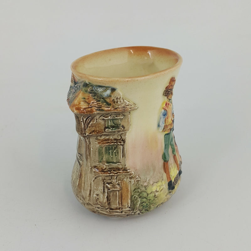 Royal Doulton Dickens Ware Series Small Relief Vase - Sam Weller -  RD 5852