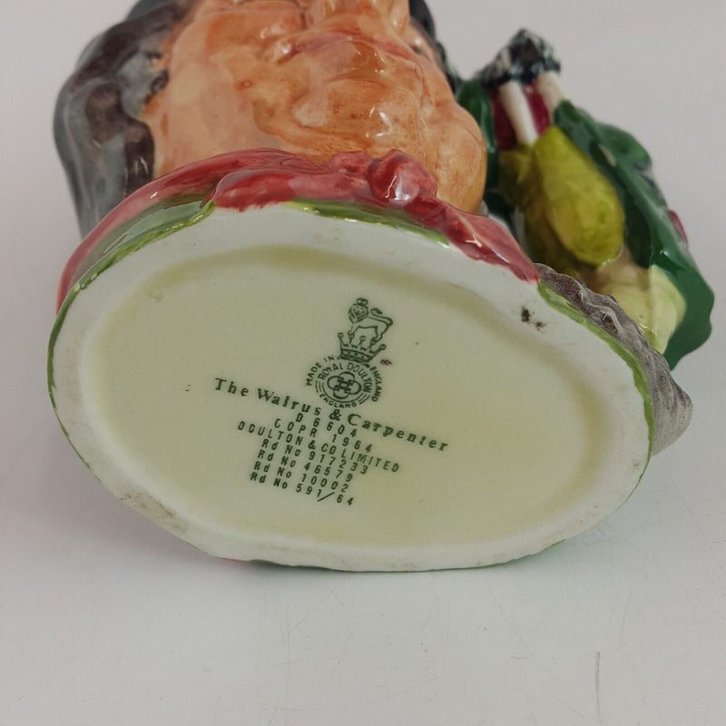 Royal Doulton Small Character Jug D6604 - The Walrus and Carpenter (ETC / Bone C