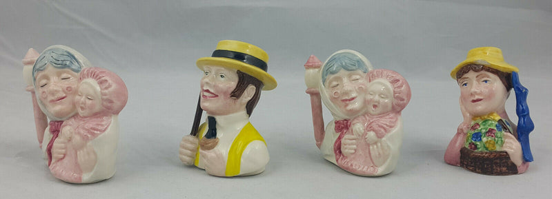 Mason’s Character Jugs – Beautiful Set of 4 Character Jugs - Miniature