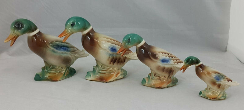 Mallard Ducks Pair of Four - Unbranded, Not Sure - Damaged