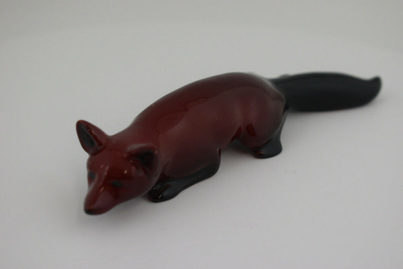 Royal Doulton Small Flambe Fox Stalking HN 147A-1