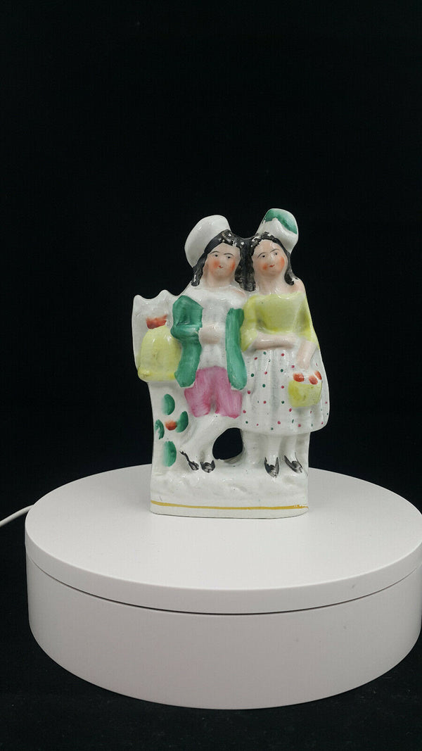 Staffordshire Figurine The Happy Couple Fruit Pickers