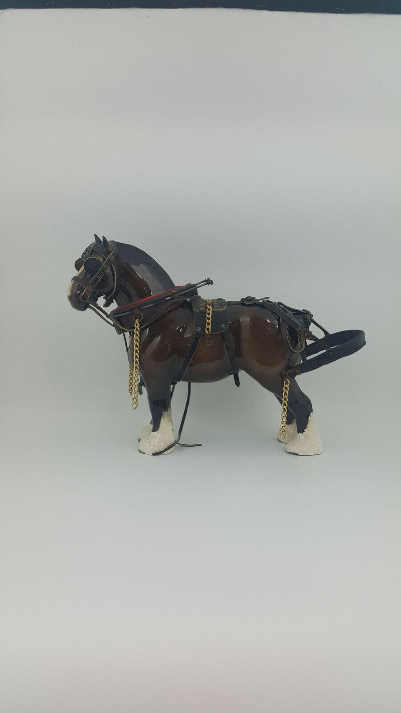 Beswick Horse Burnham Beauty Model 2309 With Cart - Incomplete