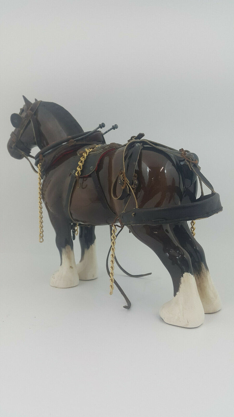 Beswick Horse Burnham Beauty Model 2309 With Cart - Incomplete