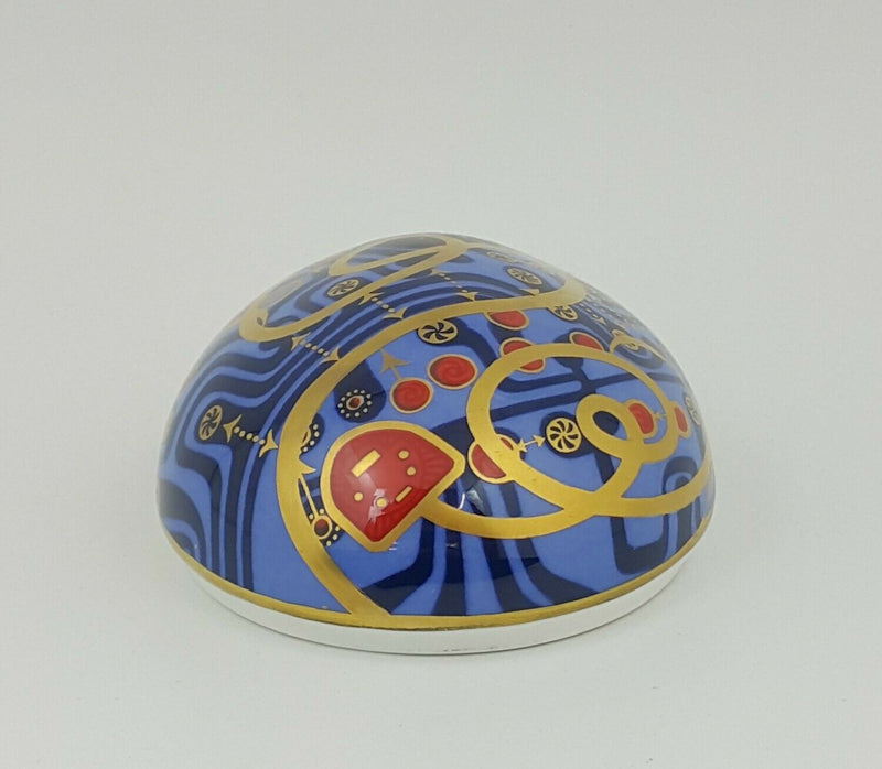 Royal Crown Derby Computer Mouse Paperweight - Gold Stopper