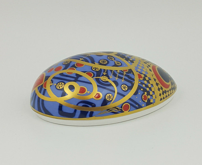 Royal Crown Derby Computer Mouse Paperweight - Gold Stopper