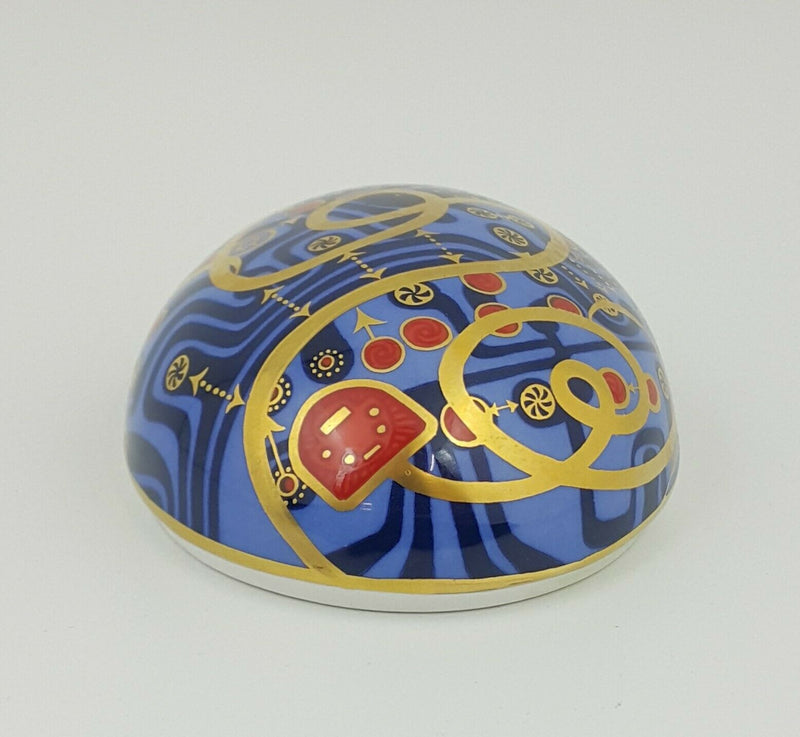 Royal Crown Derby Paperweight Computer Mouse - Gold Stopper