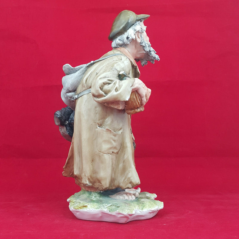 Capodimonte Figurine The War Veteran by Tyche Bruno (small chip)