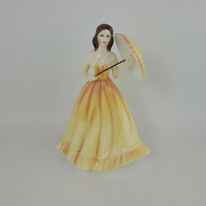 Francesca Porcelain Figurine - Melanie (Umbrella has come off) - 0099 OA
