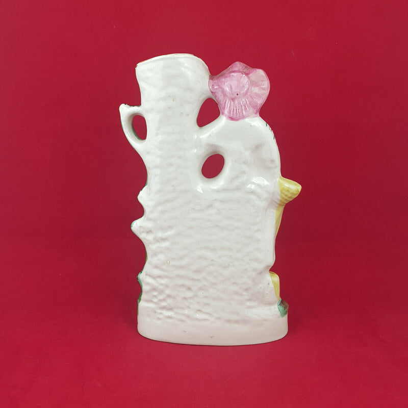 Staffordshire Spill Vase - Girl With Rabbit in Basket (≈1 Kg) - 527 STR