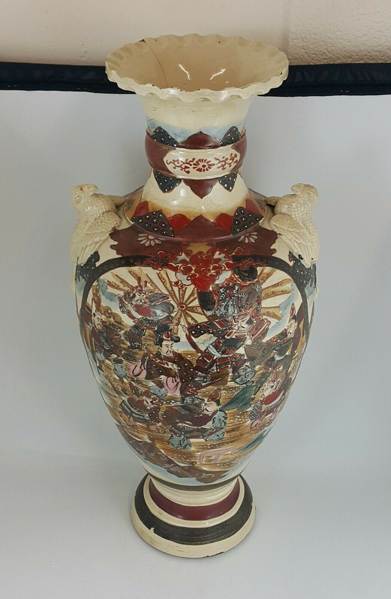 Japanese Satsuma-style Large Vase - 5969 NA