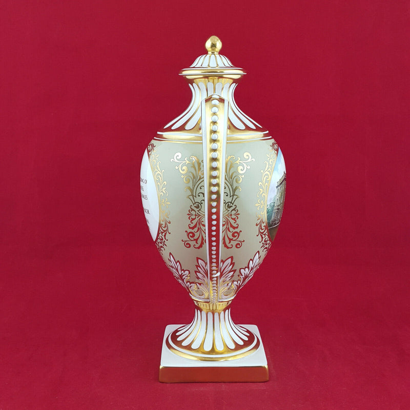 Spode Vase - Highgrove House / Royal Wedding (damaged handle) - NA 883