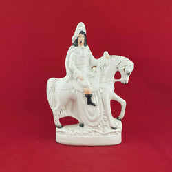 Staffordshire Flat-Back Figure - Man On Horse (RF) - STR 894