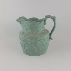 Green Parian Relief Jug - NA 1066