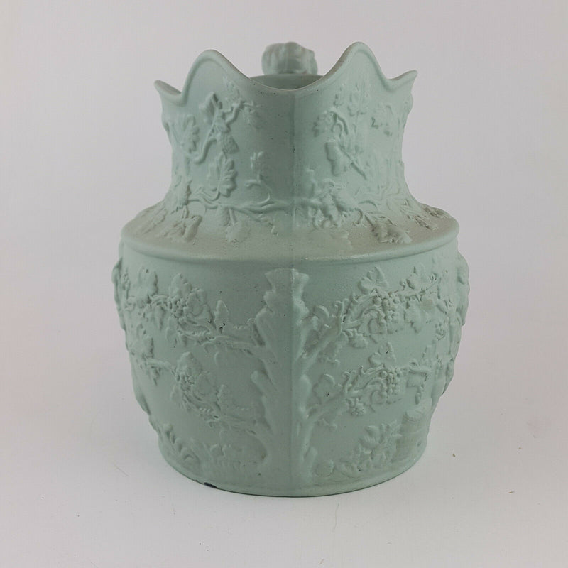 Green Parian Relief Jug - NA 1066