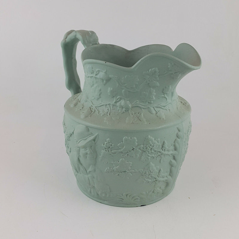 Green Parian Relief Jug - NA 1066