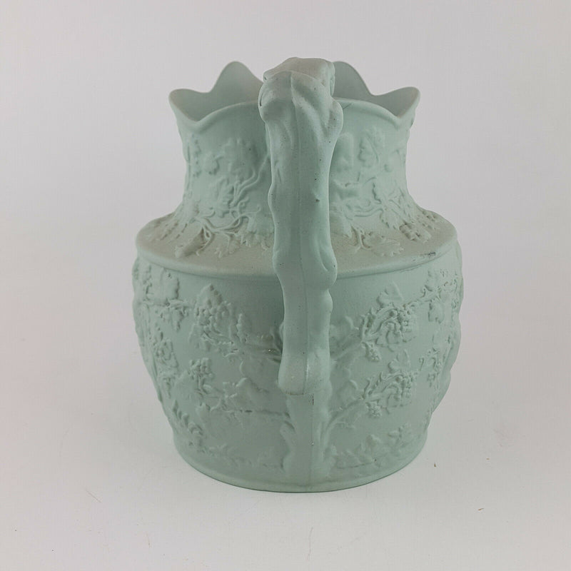 Green Parian Relief Jug - NA 1066